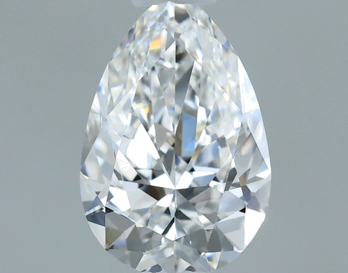 0.4 carat E-VVS1 Natūralus Pear Deimantas (1)