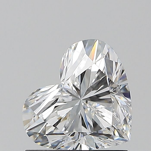 1.01 carat E-VS1 Natūralus Heart Deimantas (1)
