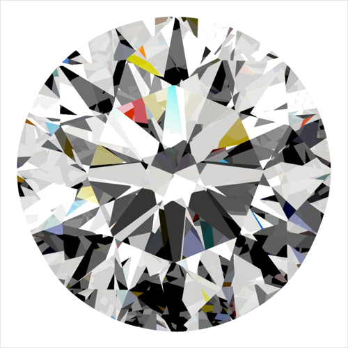 0.3 carat G-SI2 Excellent cut Natūralus Round Deimantas (1)