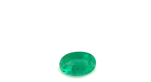 0.5 carat GREEN Oval Smaragdas (1)