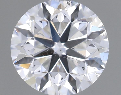 0.51 carat D-SI1 Very Good cut Natūralus Round Deimantas (1)