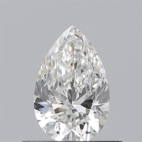 0.5 carat H-VS1 Natūralus Pear Deimantas (1)