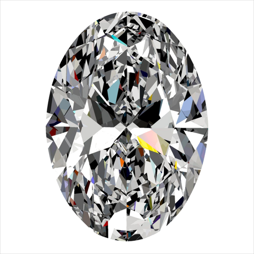 0.32 carat H-VS1 Natūralus Oval Deimantas (1)