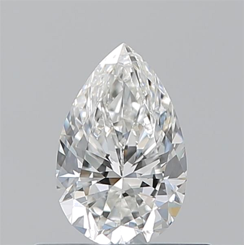 0.5 carat G-VVS2 Natūralus Pear Deimantas (1)
