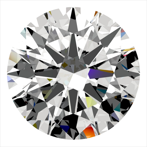 0.3 carat G-SI1 Excellent cut Natūralus Round Deimantas (1)