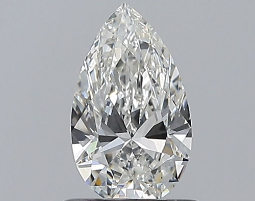 0.7 carat H-SI1 Natūralus Pear Deimantas (1)