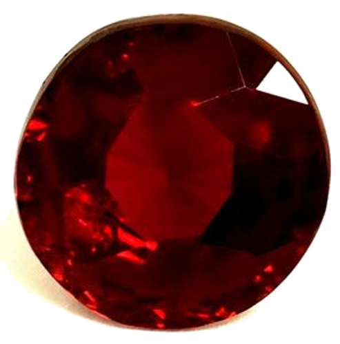 0.58 carat RED Round Rubinas (1)