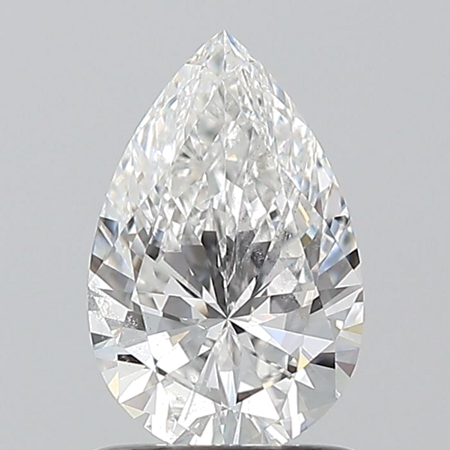 1.01 carat E-SI2 Natūralus Pear Deimantas (1)