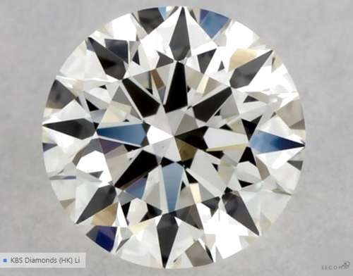 0.3 carat J-VS2 Excellent cut Natūralus Round Deimantas (1)