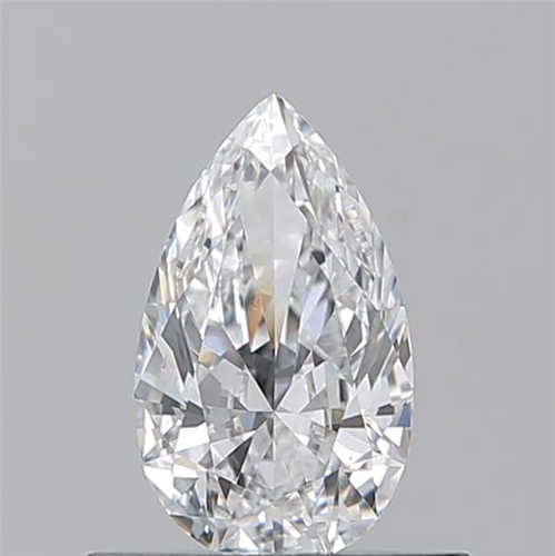 0.51 carat D-VS1 Natūralus Pear Deimantas (1)