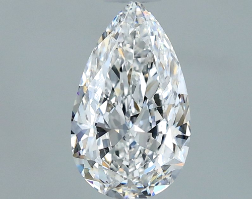 0.47 carat E-VVS1 Natūralus Pear Deimantas (1)