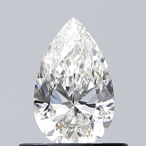 0.5 carat G-VS2 Natūralus Pear Deimantas (1)