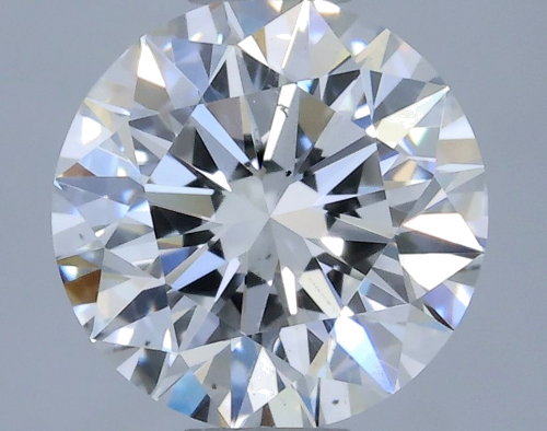 0.58 carat F-SI1 Excellent cut Natūralus Round Deimantas (1)