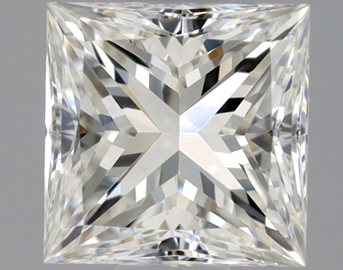 0.5 carat I-VVS2 Natūralus Princess Deimantas (1)