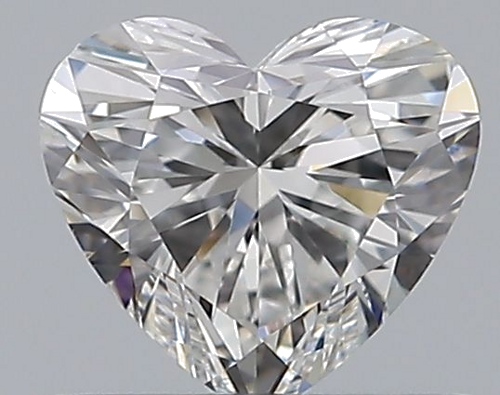 0.43 carat F-VVS2 Natūralus Heart Deimantas (1)