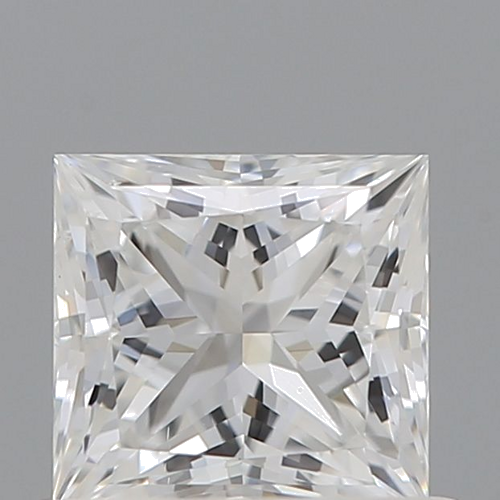 0.61 carat E-SI1 Natūralus Princess Deimantas (1)
