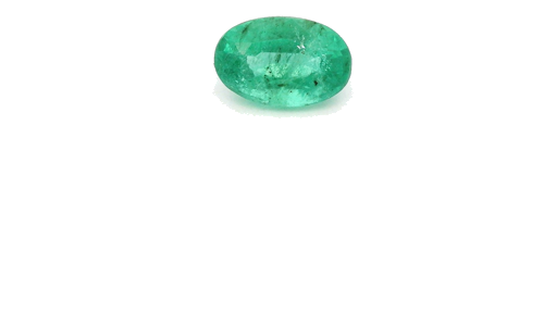 0.47 carat GREEN Oval Smaragdas (1)