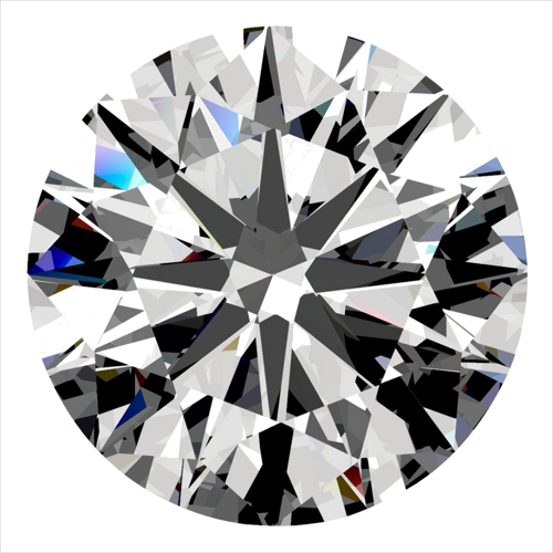 0.3 carat I-SI1 Very Good cut Natūralus Round Deimantas (1)