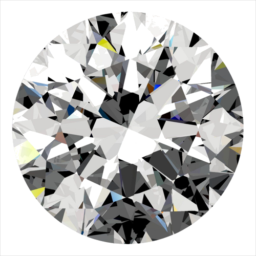 0.4 carat D-VVS2 Very Good cut Natūralus Round Deimantas (1)