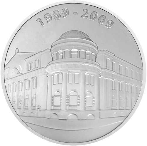 Ūkio Bankas 20 gadu jubilejas sudraba medaļa (1)