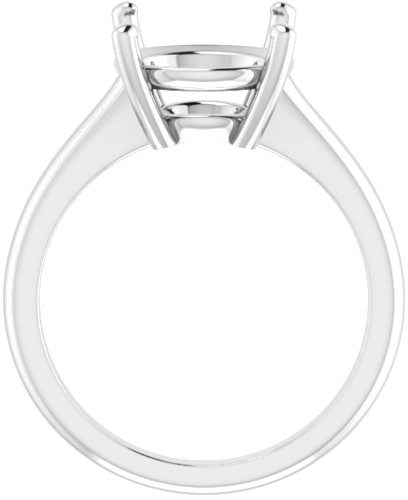 Sužadėtuvių Žiedas „V-End Prong“ 18k white gold Round 11mm (2)