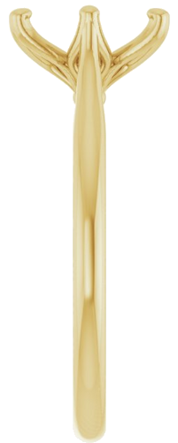 Sužadėtuvių Žiedas „Solitaire“ 585 Geltonojo Aukso Oval 9mm x 7mm (4)