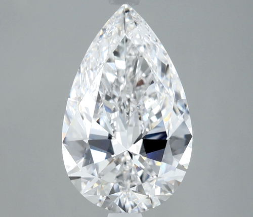 3.01 carat D-VS2 Natūralus Pear Deimantas (1)