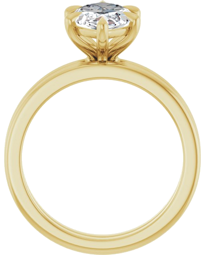 Sužadėtuvių Žiedas „Claw-Prong Solitaire“ 14k yellow gold Marquise 14mm x 7mm (7)