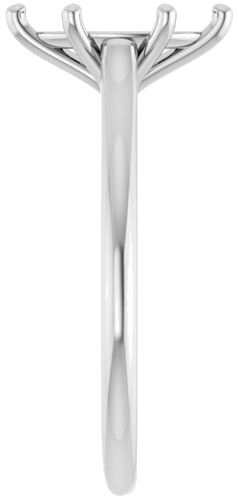 Sužadėtuvių Žiedas „Accented“ 10k white gold Marquise 10mm x 5mm (4)