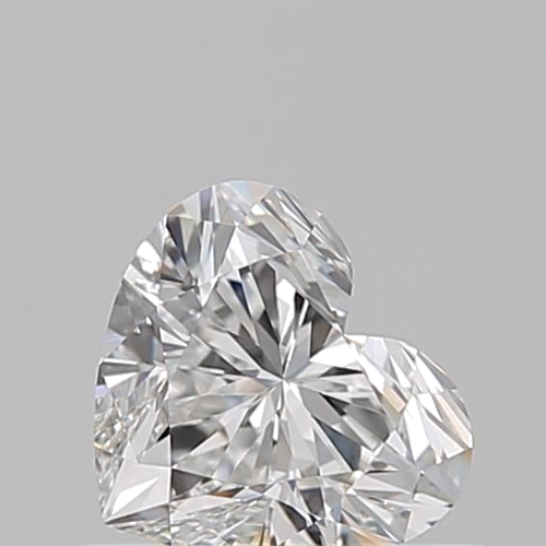 0.5 carat F-VVS1 Natūralus Heart Deimantas (1)