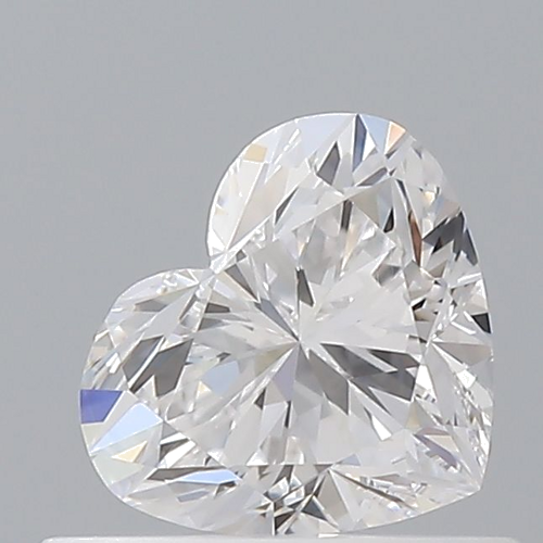 0.51 carat E-VVS2 Natūralus Heart Deimantas (1)