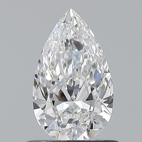 0.7 carat D-VVS1 Natūralus Pear Deimantas (1)