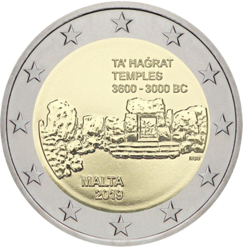 2019 Malta Euro coin set with 2 euro commemorative coin (3)