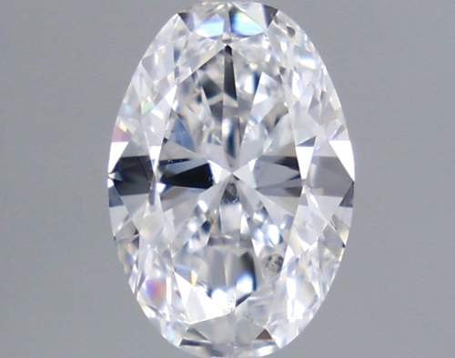 1.04 carat D-SI1 Natūralus Oval Deimantas (1)