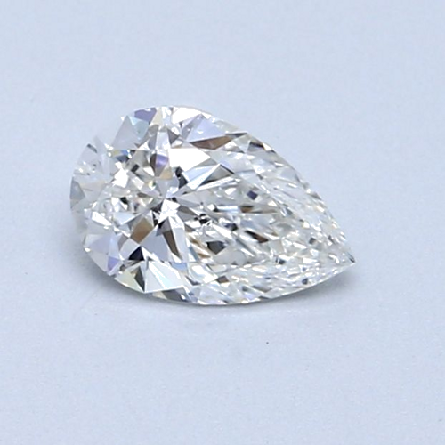 0.51 carat F-SI2 Natūralus Pear Deimantas (1)