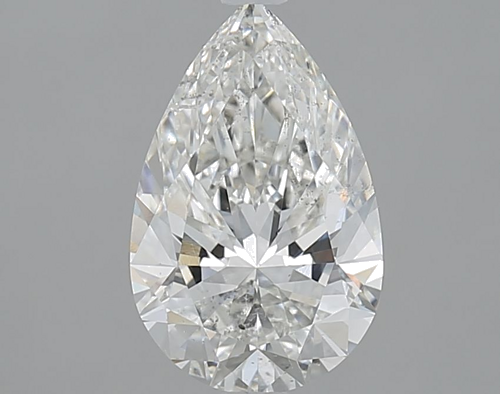 2.01 carat H-SI2 Natūralus Pear Deimantas (1)