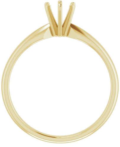 Sužadėtuvių Žiedas „Solitaire“ 14k yellow gold Pear 7mm x 4.5mm (2)