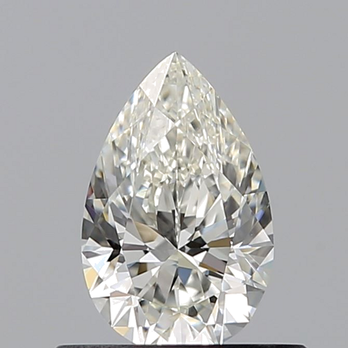 0.5 carat I-VVS2 Natūralus Pear Deimantas (1)