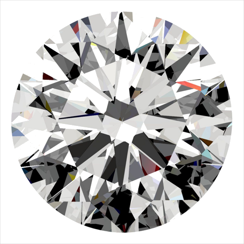0.4 carat F-VS1 Excellent cut Natūralus Round Deimantas (1)