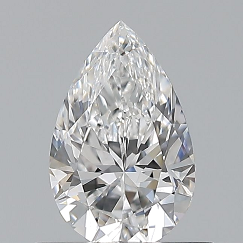 0.6 carat E-VS2 Natūralus Pear Deimantas (1)