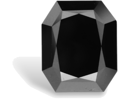 2.01 carat Fancy Black-VVS2 Natūralus Radiant Deimantas (1)