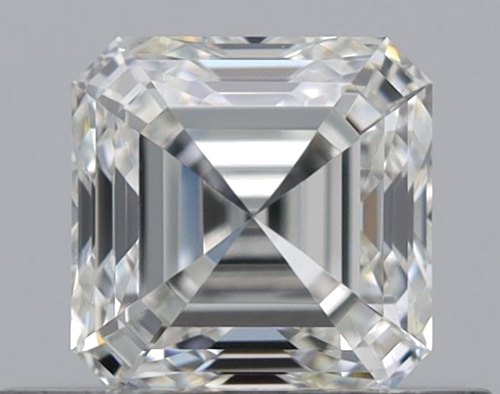 0.5 carat I-VVS1 Natūralus Asscher Deimantas (1)