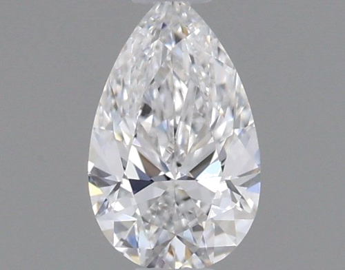 0.45 carat D-VS1 Natūralus Pear Deimantas (1)