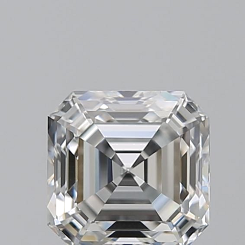 0.7 carat F-VVS2 Natūralus Asscher Deimantas (1)