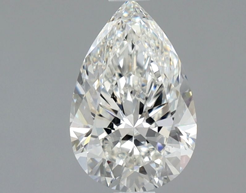 1.0 carat G-VS2 Natūralus Pear Deimantas (1)
