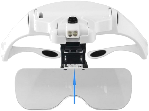 Нумизматические очки со светодиодной подсветкой 1.0x, 1.5x, 2.0x, 2.5x, 3.5x (3)