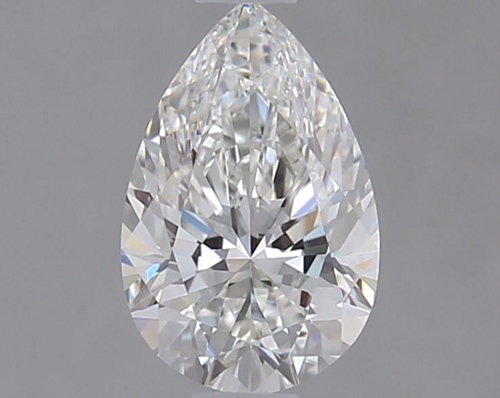 0.6 carat H-VVS2 Natūralus Pear Deimantas (1)