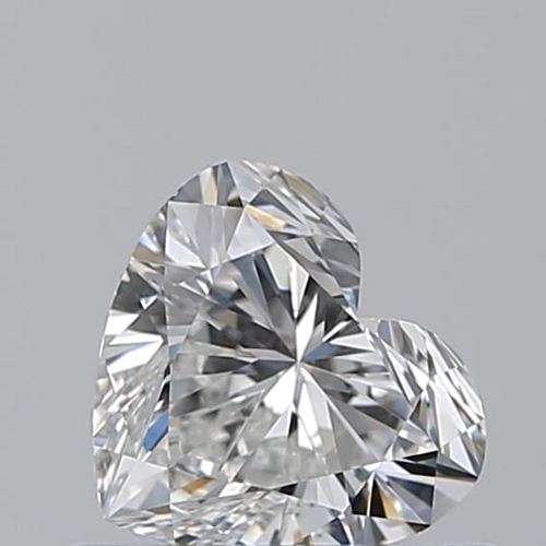 0.54 carat F-VS2 Natūralus Heart Deimantas (1)