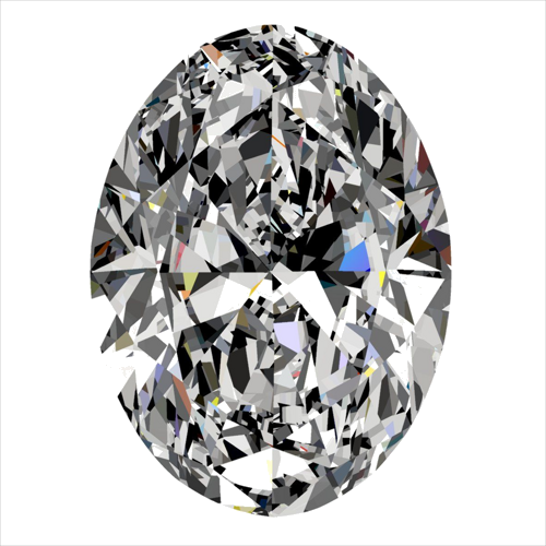 0.32 carat F-VS2 Natūralus Oval Deimantas (1)