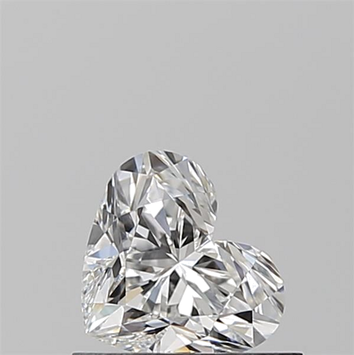 0.56 carat F-VVS1 Natūralus Heart Deimantas (1)